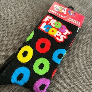 KELLOGGS FROOT LOOPS Socks Shoe Size 6-12